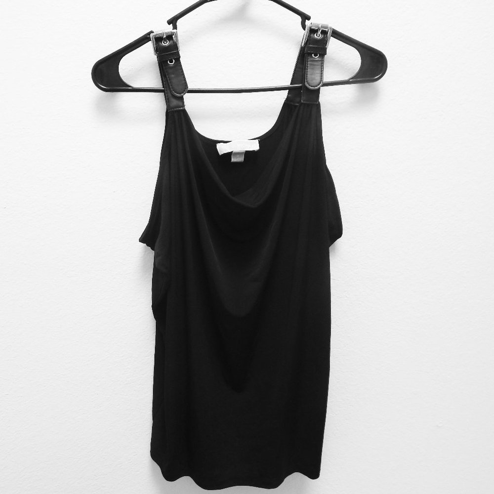 Michael Kors Black Sleeveless Shirt